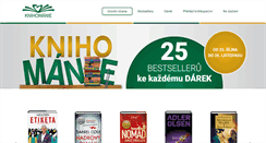 Desktop Screenshot of knihomanie.cz